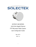 SkyWay-QM 18/23 GHz Gigabit Ethernet Configuration Guide