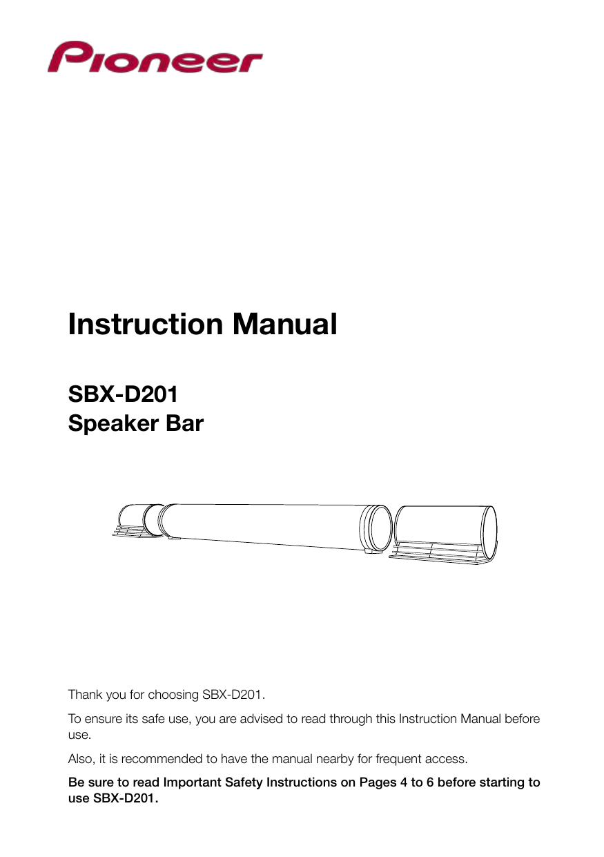Pioneer Instruction Manual Manualzz