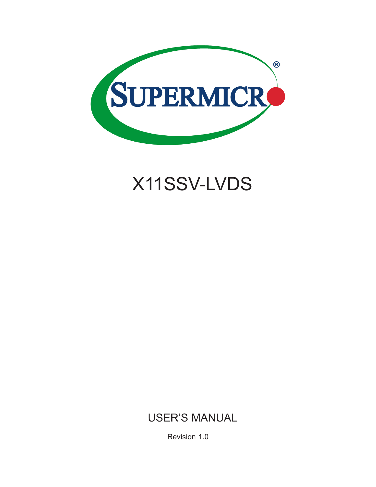 X11SSV-LVDS | Manualzz