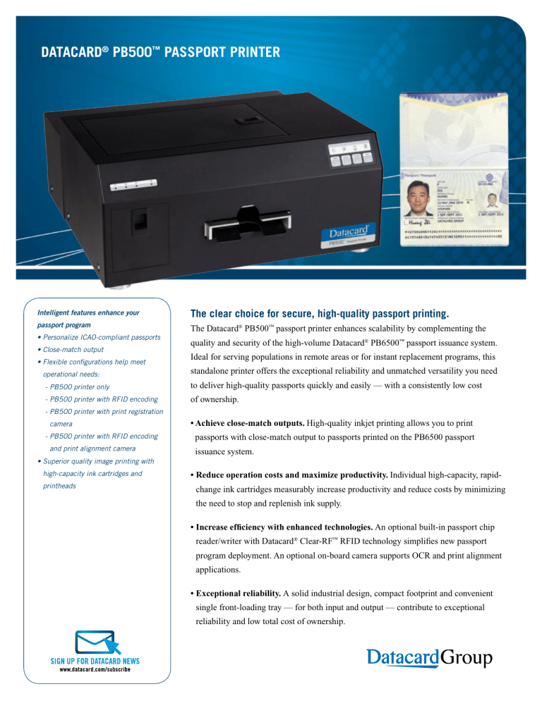 datacard pb500