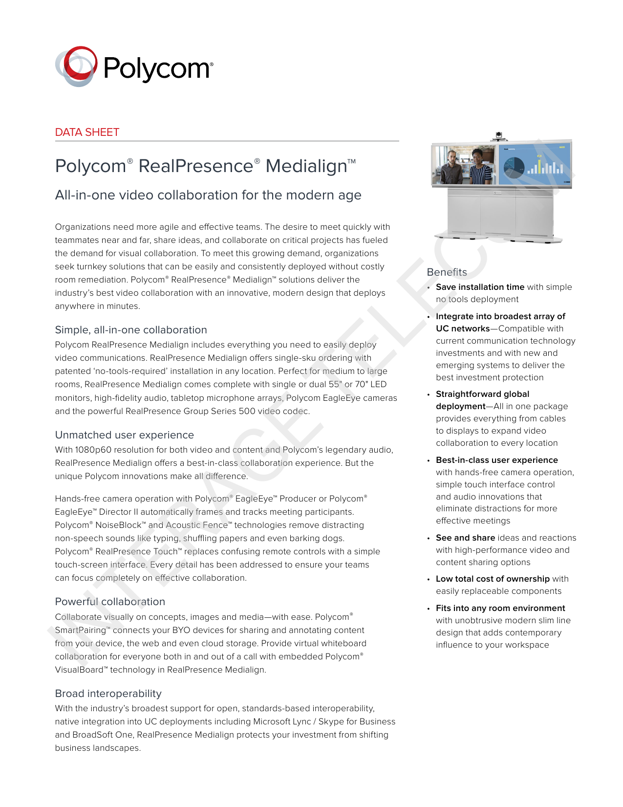 Polycom Realpresence Medialign Manualzz Com