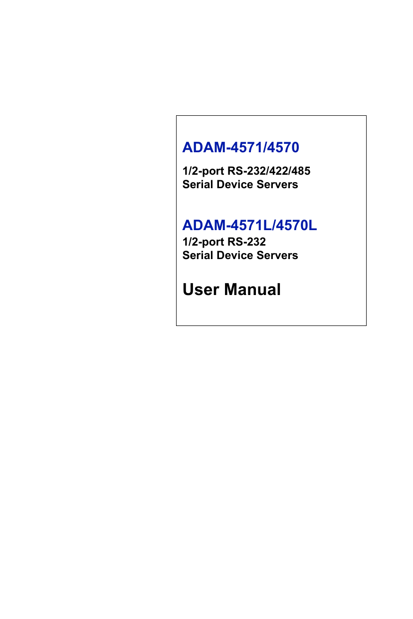 ADAM-4570-CE Datasheet | Manualzz