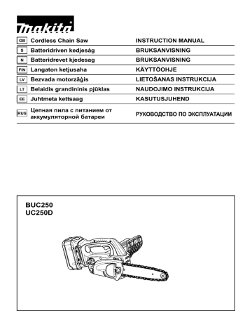 Makita UC250D Instruction manual | Manualzz