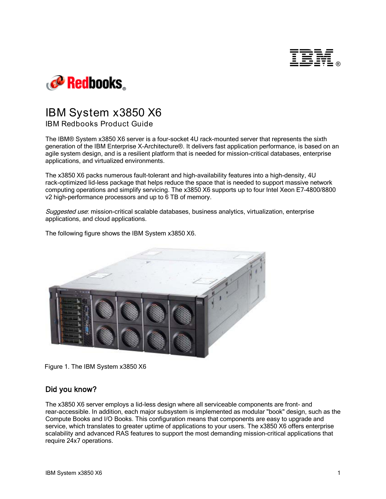 IBM System x3850 X6 Manualzz