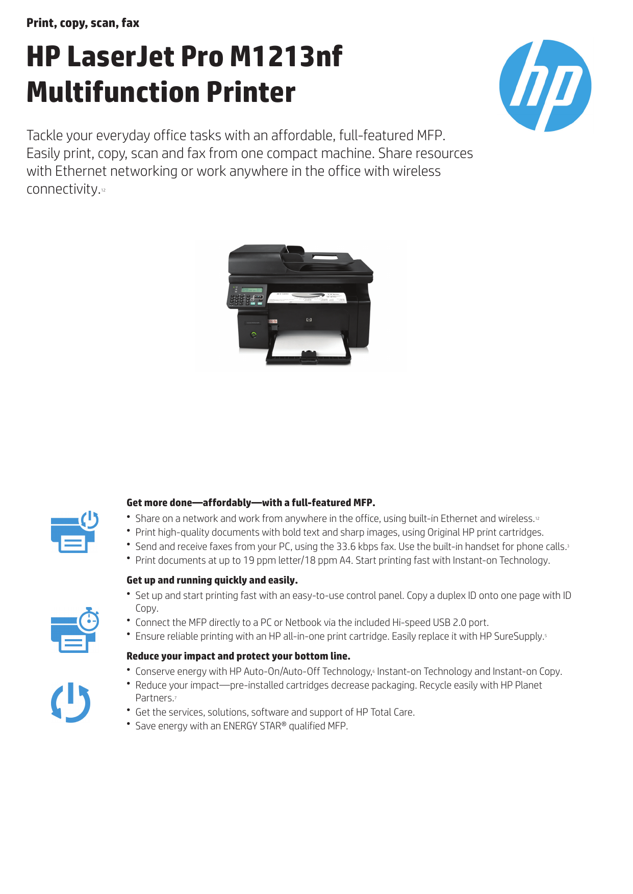 hp laserjet professional m1213nf mfp