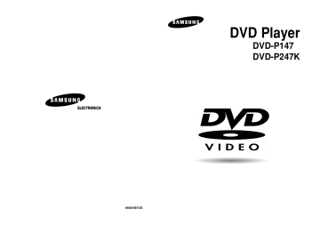 Samsung DVD-P147 User Manual | Manualzz