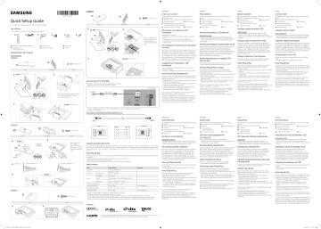 Samsung HG32ED470GK Quick Setup Guide | Manualzz