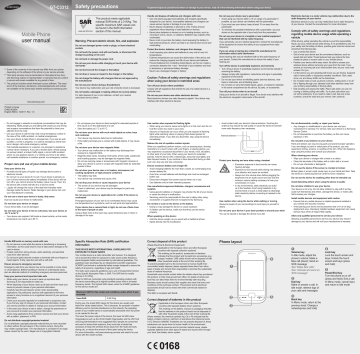 Samsung GT-C3312R User Manual | Manualzz