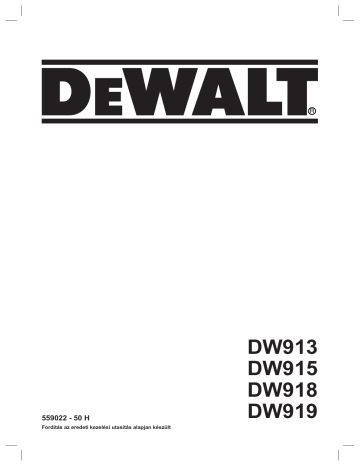 Black&Decker DW919 TORCH instruction manual | Manualzz