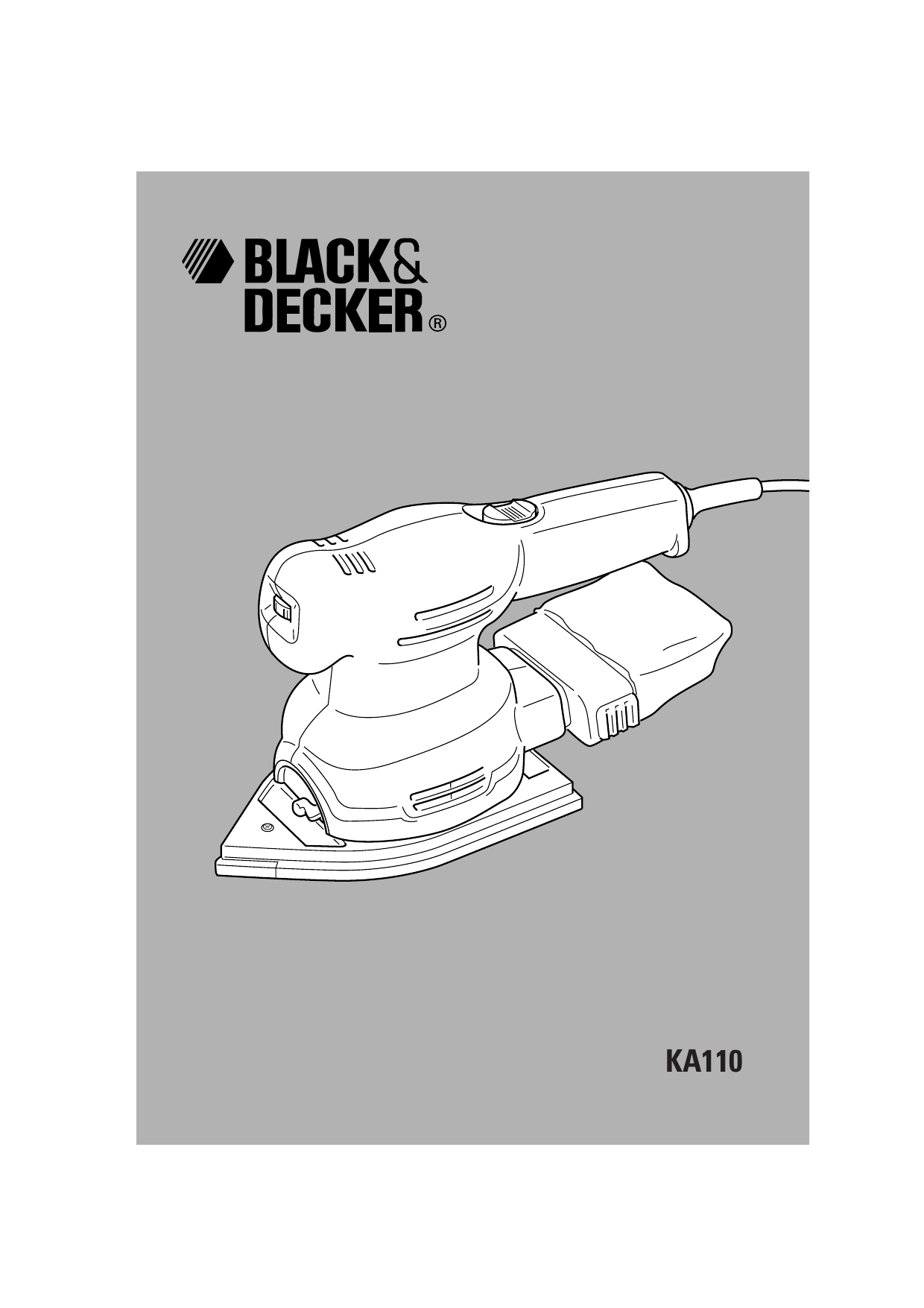 Image of Black & Decker KA274EK orbital sander at Black & Decker Direct