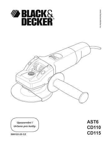 Black&Decker CD115 ANGLE GRINDER instruction manual | Manualzz