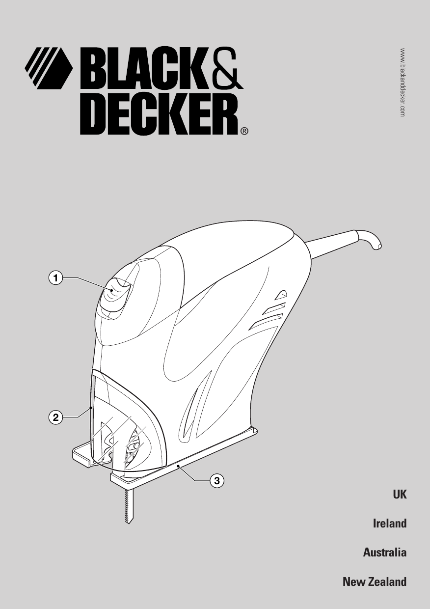 Image of Voltage rating of Black & Decker KS100K jigsaw