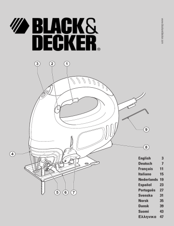 Black&Decker KS480PE JIGSAW instruction manual | Manualzz