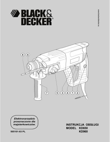 Black&Decker KD650 ROTARY HAMMER instruction manual | Manualzz