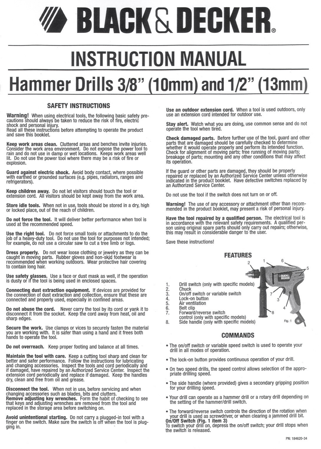 Image of Black & Decker BH100 drill/driver