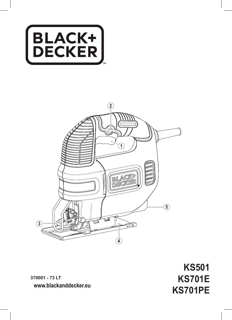 Black Decker Ks701pe Ks701pek Ks701e Ks501 Instruction Manual Manualzz