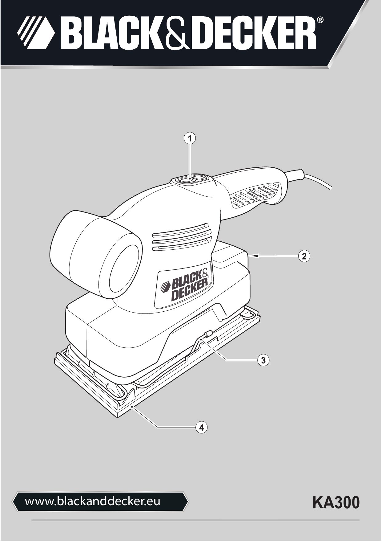 Black Decker Ka300 Instruction Manual Manualzz