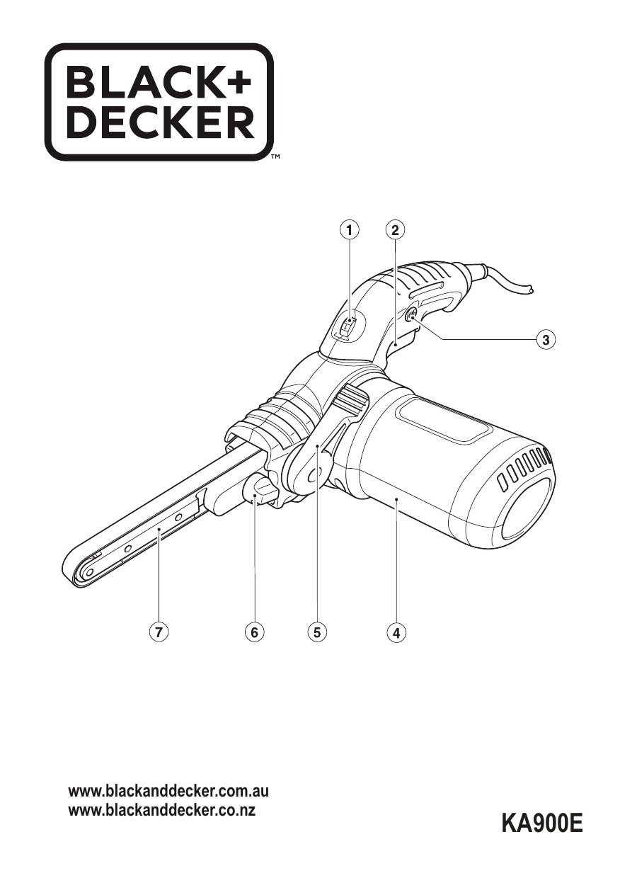 User manual Black & Decker KA86 (English - 12 pages)