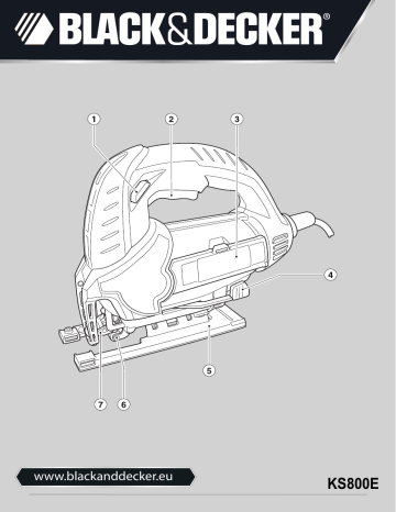 Black&Decker KS800E JIGSAW instruction manual | Manualzz