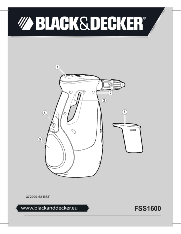 Black Decker FSS1600 STEAM BUSTER instruction manual Manualzz