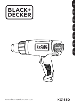 User manual Black & Decker KX1650 (English - 64 pages)