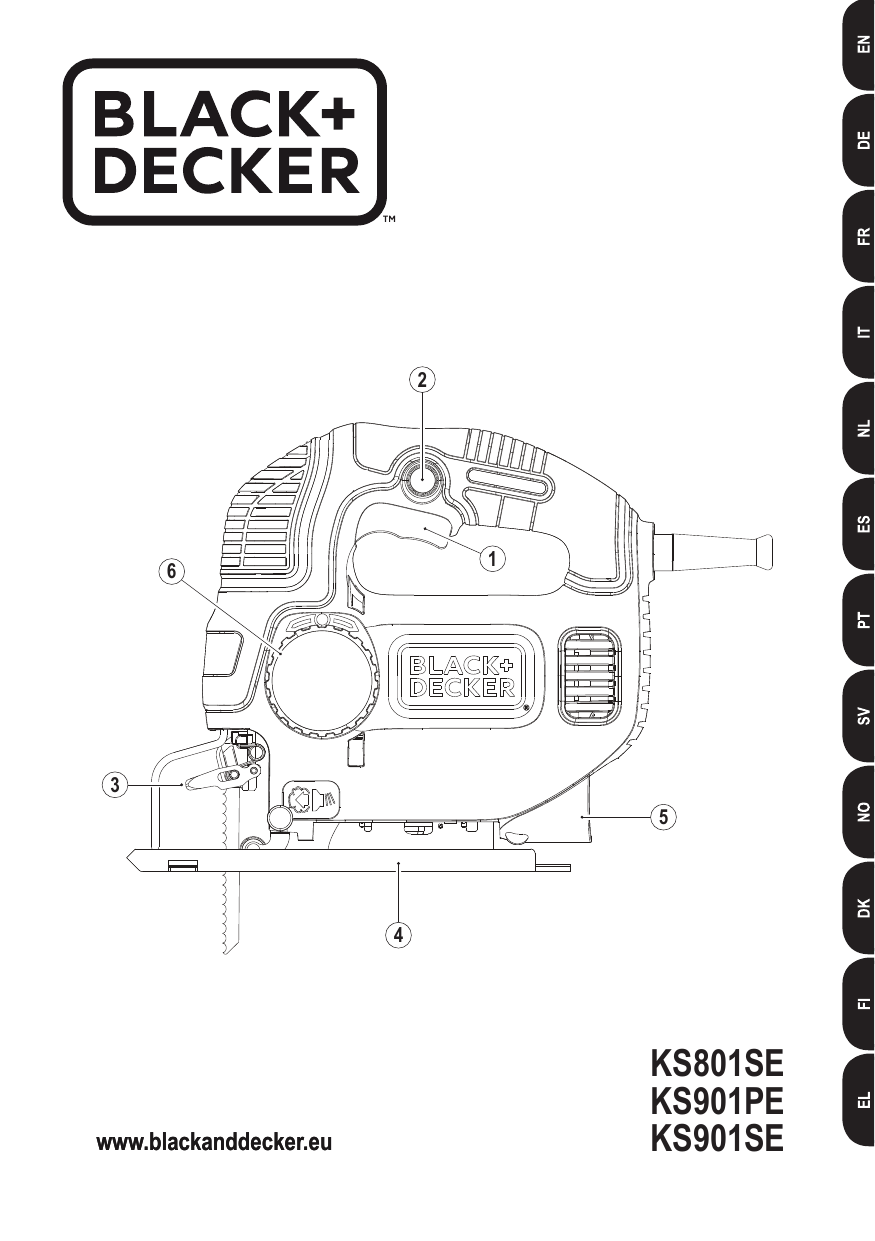 Image of Black & Decker KS634S corded plunge saw