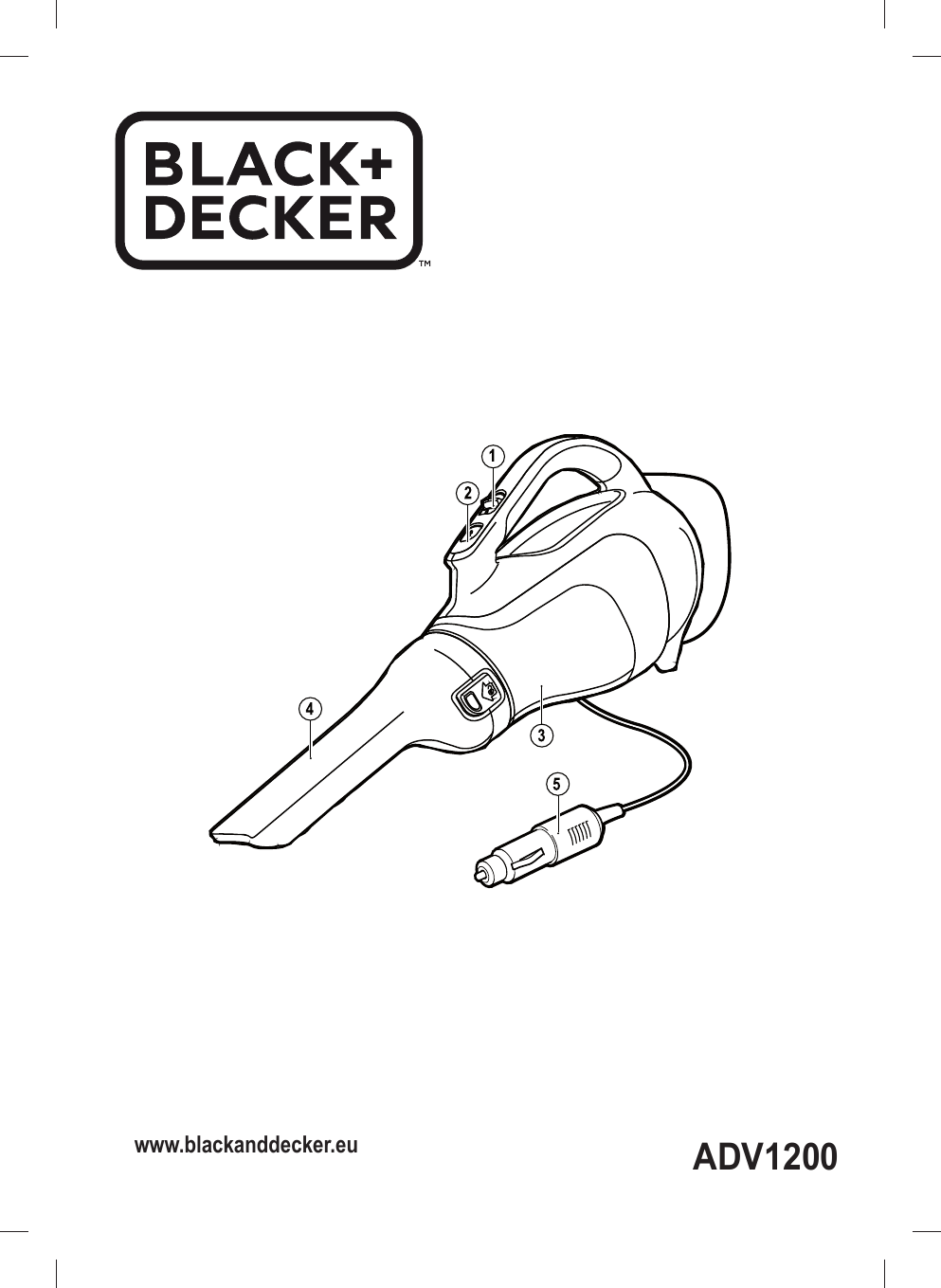 Black \u0026 Decker ADV1200 Instruction manual | Manualzz