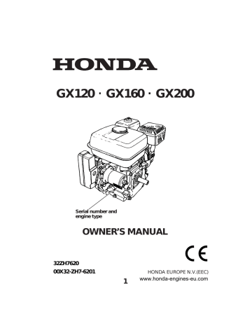 Honda PE242SHI010 PETROL GENERATOR instruction manual | Manualzz