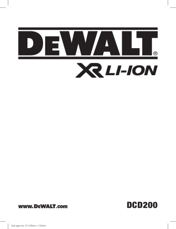 Dewalt dcd200d1 discount