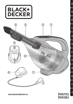 Black&Decker DVA315J DUSTBUSTER instruction manual