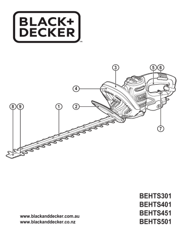 Black & Decker LHT2436 40V MAX* Lithium 24 Inch Hedge Trimmer (Type 1)  Parts and Accessories at PartsWarehouse