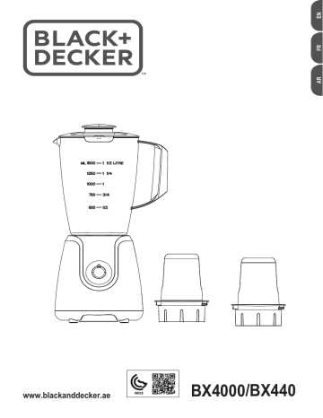 Black Decker BX440 BLENDER instruction manual Manualzz