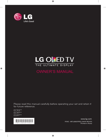 LG 65EC970T Owner’s Manual | Manualzz