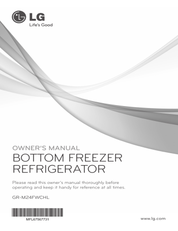 LG GR-M24FWCHL Owner’s Manual | Manualzz