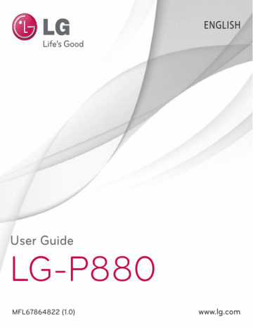 LG LGP880 User guide | Manualzz