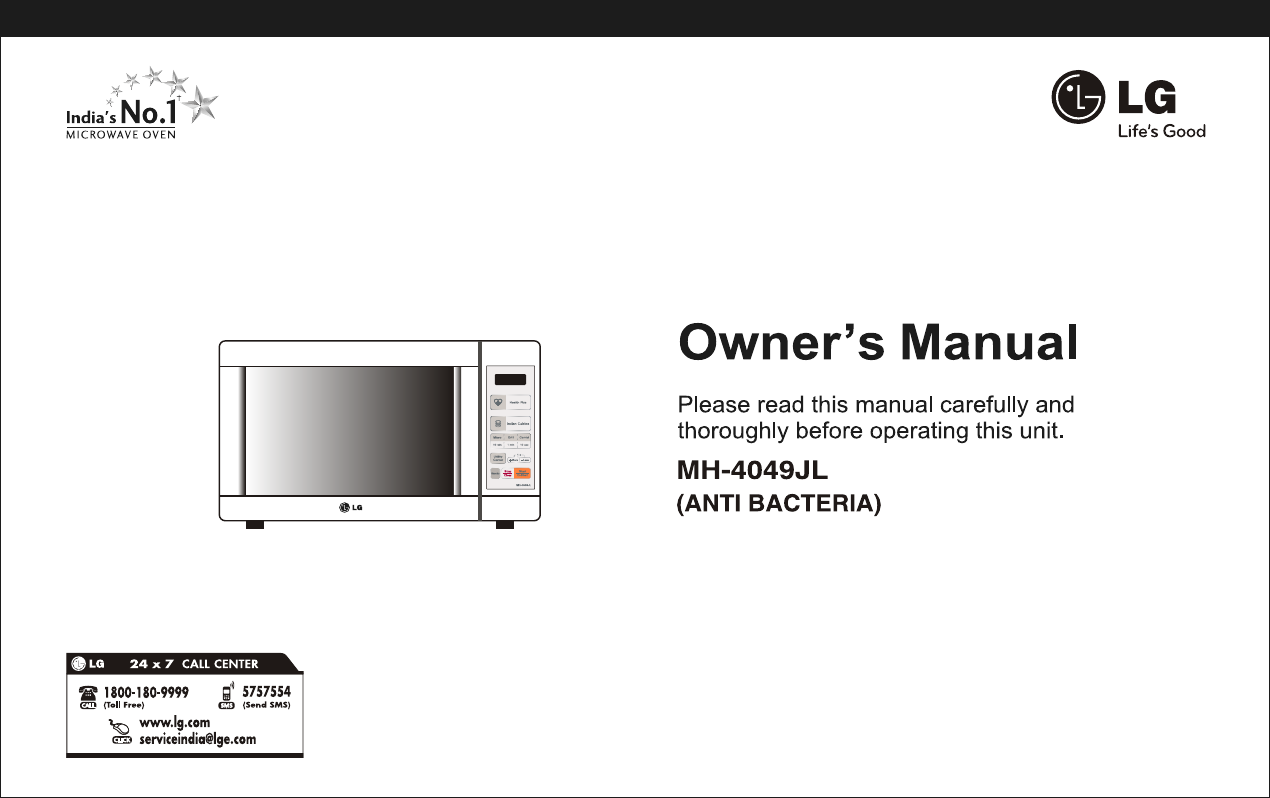 lg mh 4049jl microwave oven