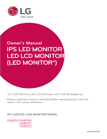 LG 24MB37PM Owner's manual | Manualzz