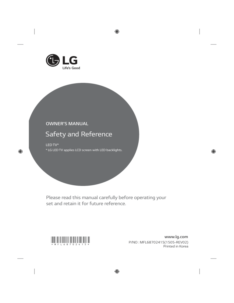 Lg 32lf510u 49lf510v Owner S Manual Manualzz