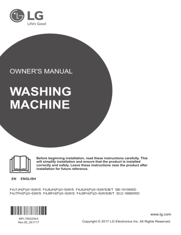 LG SB-19108WD Owner's manual | Manualzz