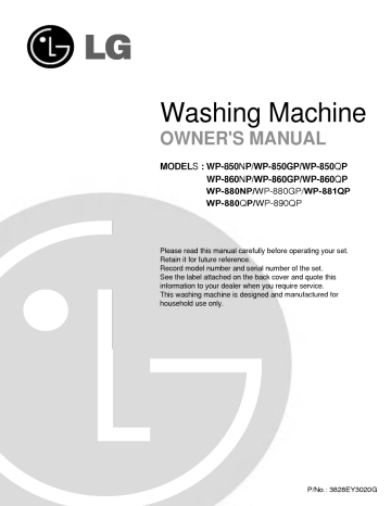 Lg Wp 0np Owner S Manual Manualzz