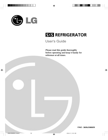 LG GR-P247FTA Owner's manual | Manualzz