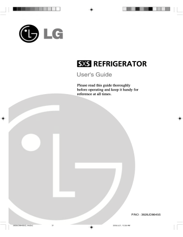 LG GR-P277ATV Owner's manual | Manualzz