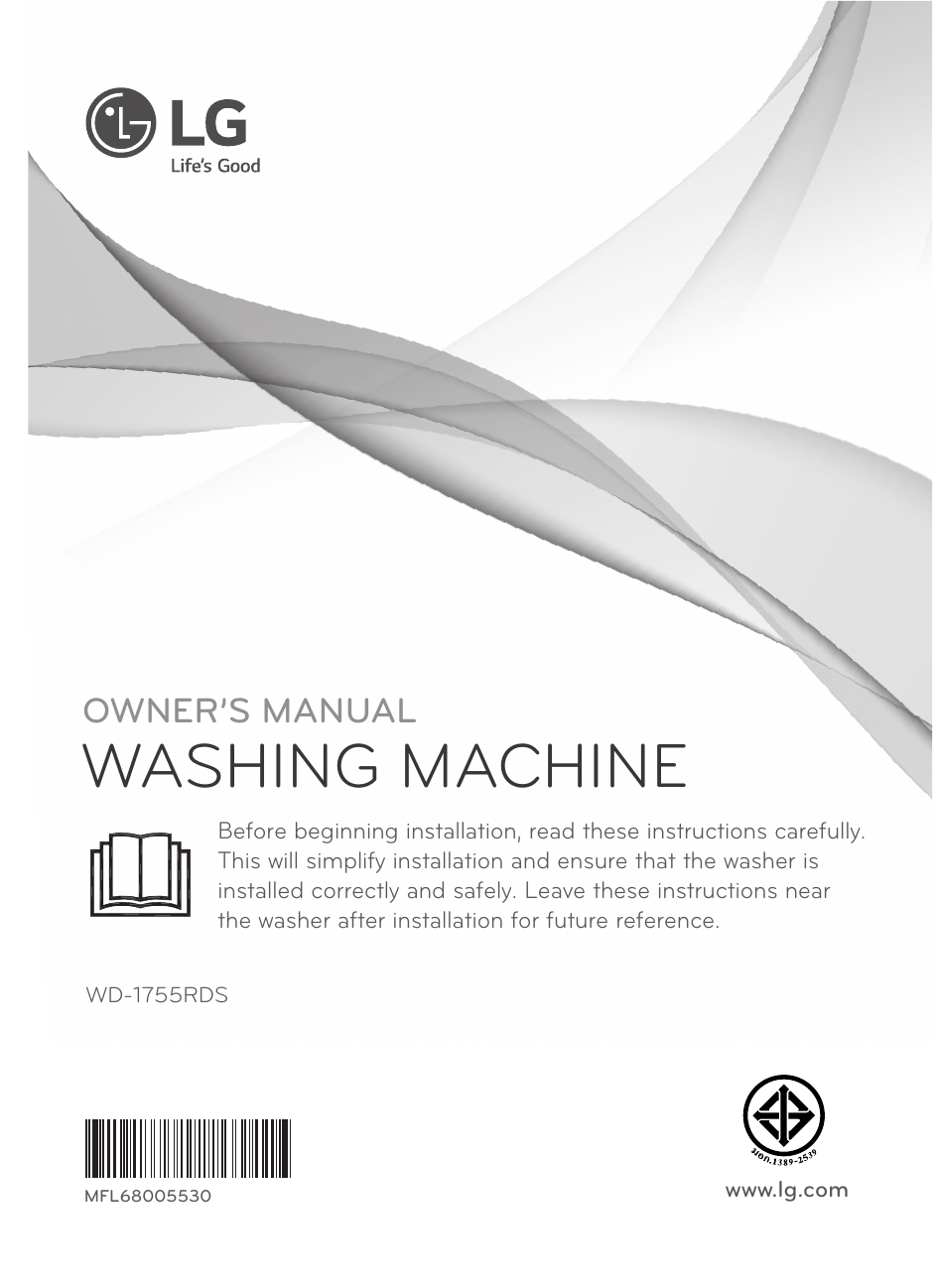 Lg Wd 1755rds Owner S Manual Manualzz