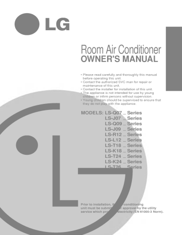 LG LS-T186ABL Owner's manual | Manualzz