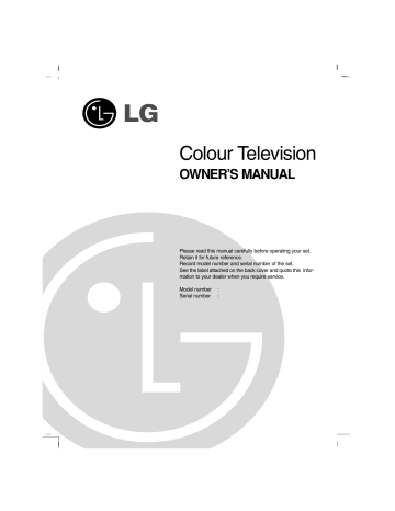 LG 21FD1RG Owner’s Manual | Manualzz