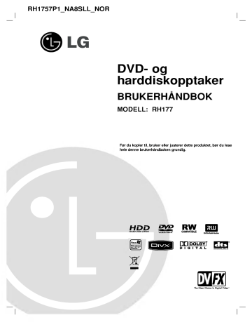 LG RH177 Brukermanual | Manualzz