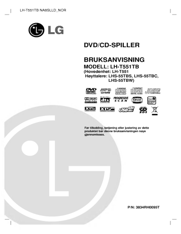 LG LH-T551SB Brukermanual | Manualzz