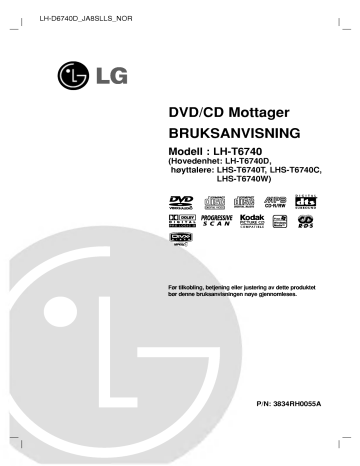 LG LH-T6740D Brukermanual | Manualzz