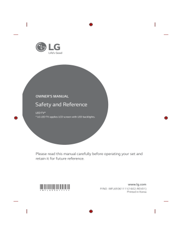 LG 43UH668V Owner’s Manual | Manualzz
