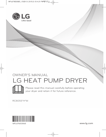 LG RC8055EH2M Owner’s Manual | Manualzz